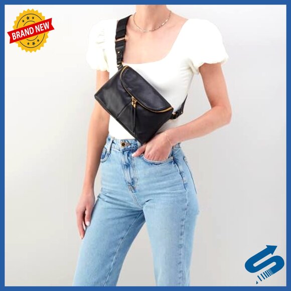 Amazon.com | Vilenca Holland Genuine Leather Waist Bag  Genuine Leather Crossbody Fanny Pack Belt Bag Adjustable Strap Travel Essentials